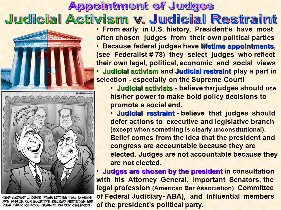 An introduction to the history of supreme court a court of judicial restraint and activism
